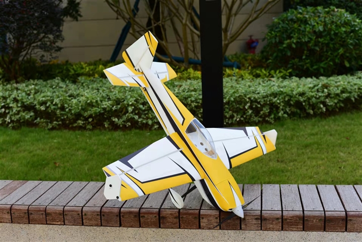 Skywing RC 48" PP Laser-D White-Yellow