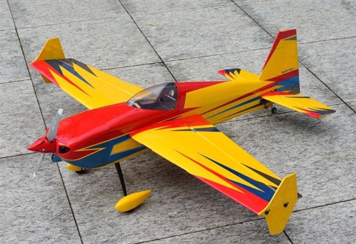 Skywing RC 48" Slick360-D (Yellow Red) V2 30e 1.2m (Wood ARF)