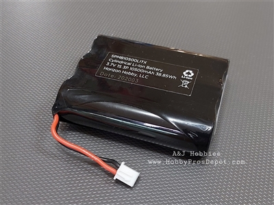 3.7V 1S 10,500 mAh TX Batt: iX20 SPMB10500LITX