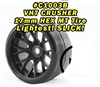 Monster Truck VHT Crusher Belted tire preglued on WHD Black wheel 2pc set
