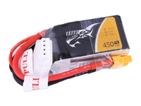 Tattu 450mAh 11.1V 75C 3S1P Lipo Battery Pack with XT30 plug