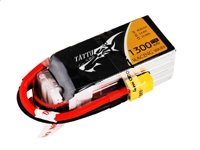 Tattu R-Line 1300mAh 75C 3S1P lipo battery pack with XT60 Plug