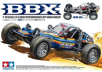 Tamiya TAM58719  1/10 R/C BBX 2WD Off-Road Buggy (BB-01)