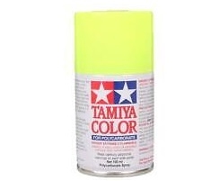 Tamiya PS-27 Fluorescent Yellow Lexan Spray Paint (100ml) TAM86027