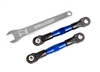 Traxxas Camber links, rear Blue - TRA2443X