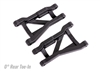 Suspension arms, black, rear (left & right), heavy duty, 0Â° toe angle (2) TRA9430