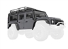 Traxxas Body, Land Rover Defender, Complete, Silver, TRA9712-SLVR