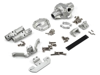 Vanquish Products "Currie Rockjock" SCX10 Front Axle Assembly (Silver)