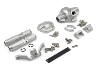 Vanquish Products "Currie Rockjock" SCX10 Rear Axle Assembly (Silver)