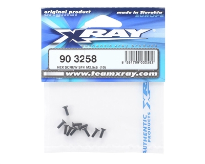 2508 XRAY 2.5x8mm Flat Head Screw (10) 903258