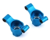 Yeah Racing Tamiya TT-02 Aluminum Rear Hubs (Blue) (2) (2Â° Toe-In) YEA-TT02-007-2BU