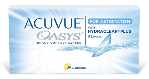 Acuvue Oasys for Astigmatism contact lenses