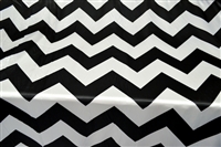 2 Inch Pattern Chevron Satin