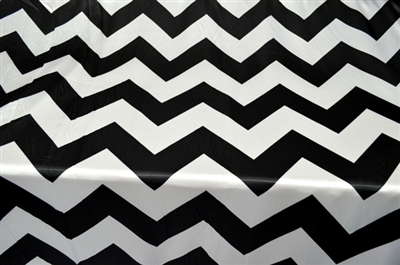 2 Inch Pattern Chevron Satin