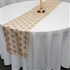 Diamond Sequin Cord Lace Table Runner