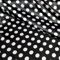 Polka Dots Satin Charmeuse