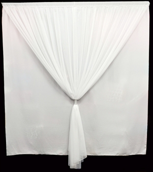 Polyester and Voile Fabric Panel