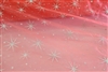 Star Glitter Organza Fabric By The Yard
