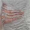 Silver Glitter Waves