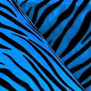 Zebra Flocking Taffeta