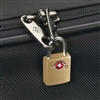 Talus Smooth Trip Luggage Key Lock Set - Brass