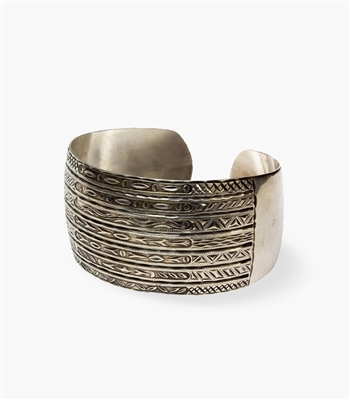 Tribe Sterling Silver Cuff Bracelet