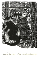 Signed original wood engraving by Miriam Macgregor.