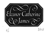 The Engraver's Cut (Diana Bloomfield): Eleanor Catherine James (Bookplate)