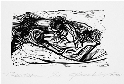 signed wood engraving by Raymond Gloeckler