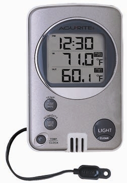 00891  Min Max Digital Thermometer with Humidity Gauge