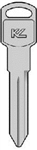 B89 / P1107 GENERAL MOTORS KEYLINE KEY BLANK