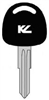 HU46T2 CADILLAC BIANCHI TRANSPONDER KEY BLANK