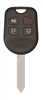 FORD 80 BIT KEYLINE TRANSPONDER KEY BLANK - EDGE CUT