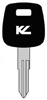 NSN11T2 NISSAN BIANCHI TRANSPONDER KEY BLANK