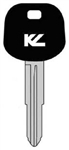 TOY57-PT TOYOTA MR2 KEYLINE TRANSPONDER KEY BLANK