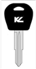 BDW04RT5 DAEWOO KEYLINE TRANSPONDER KEY