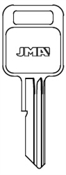 B50 / P1098C GENERAL MOTORS JMA KEY BLANK