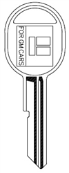 B49 / GM-B GENERAL MOTORS PROLINE KEY BLANK