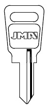 HD68 HONDA JMA KEY BLANK