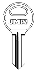 1042A ILLINOIS JMA KEY BLANK