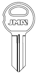 1042B ILLINOIS JMA KEY BLANK