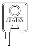 AVC-1T AVCE JMA KEY BLANK