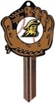 KW10 APPALACHIAN STATE UNIVERSITY BASEBALL PVC JMA KEY BLANK