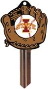 KW10 IOWA STATE UNIVERSITY BASEBALL PVC JMA KEY BLANK