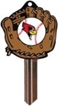 KW10 ILLINOIS STATE UNIVERSITY BASEBALL PVC JMA KEY BLANK