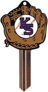 KW10 KANSAS STATE UNIVERSITY BASEBALL PVC JMA KEY BLANK