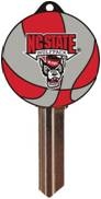 KW10 NORTH CAROLINA STATE UNIVERSITY BASKETBALL PVC JMA KEY BLANK