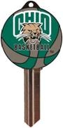 KW10 OHIO UNIVERSITY BASKETBALL PVC JMA KEY BLANK