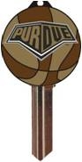 KW10 PURDUE UNIVERSITY BASKETBALL PVC JMA KEY BLANK