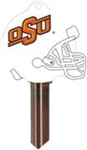 KW10 OKLAHOMA STATE UNIVERSITY FOOTBALL PVC JMA KEY BLANK